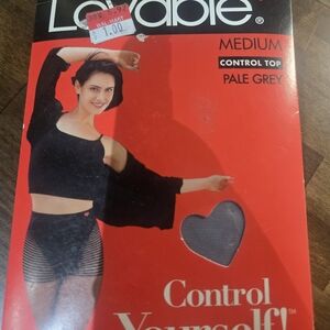Vintage Lovable Hip Hugger Medium Control Top Medium Pake Grey Vintage NEW